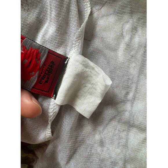 Vtg Jean Paul Gaultier Classique mesh large scarf runway collection floral print - Picture 7 of 13